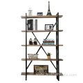 Display Rack Storage Bookcase Metal Library Bookshelf